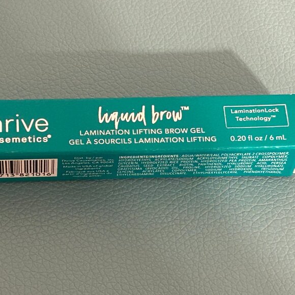 NIB THRIVE Causemetics Liquid Lamination Lifting Brow Gel Clear 0.20 fl oz NEW - Picture 2 of 4